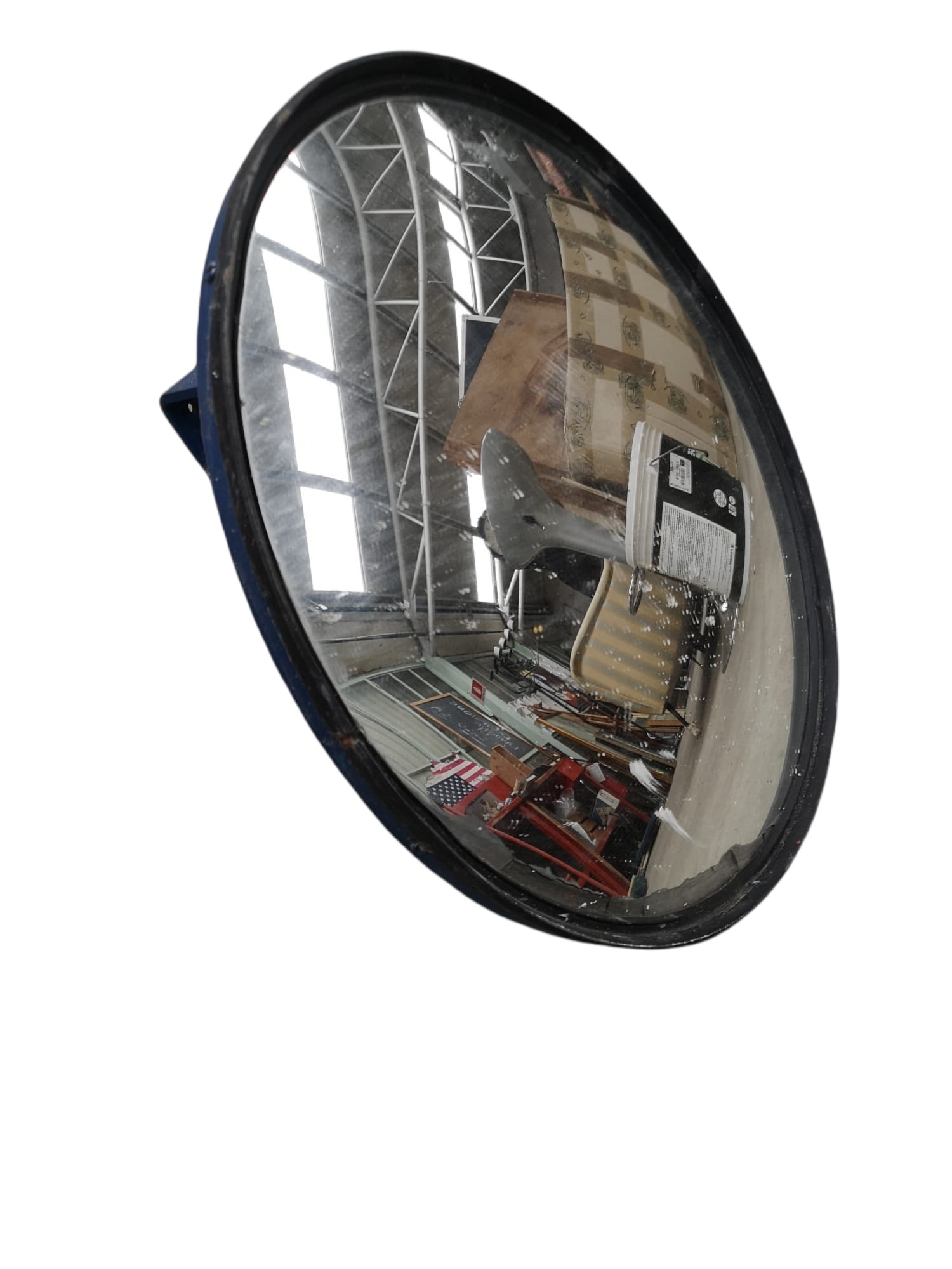 Specchio Convesso Stradale 45 Cm - Per Garage, Strade E Magazzini, Angolo 130° - Foto 5